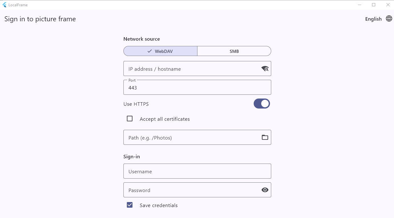 LocalFrame Screenshot 1